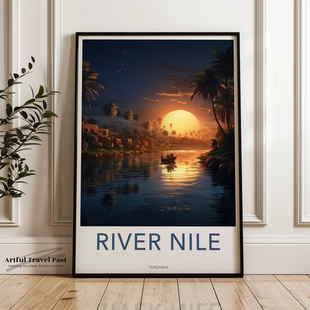 River Nile Poster | Tanzania Wall Art