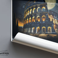 Rome Colosseum Poster | Italy Wall Art