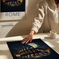 Rome Colosseum Poster | Italy Wall Art