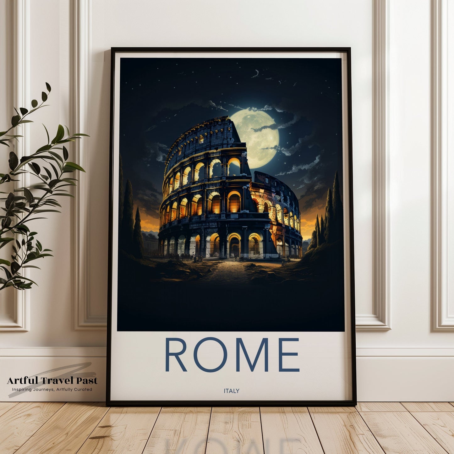 Rome Colosseum Poster | Italy Wall Art