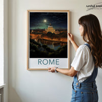 Rome Poster - Italy Wall Art