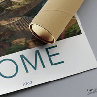 Rome Poster | Italy Wall Art | Europe Decor