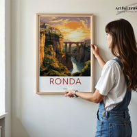 Ronda Poster | Spain Wall Art | Europe Decor