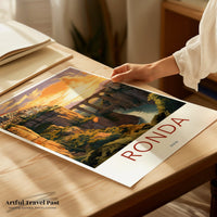 Ronda Poster | Spain Wall Art | Europe Decor