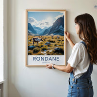 Rondane National Park Poster | Norway Wall Art