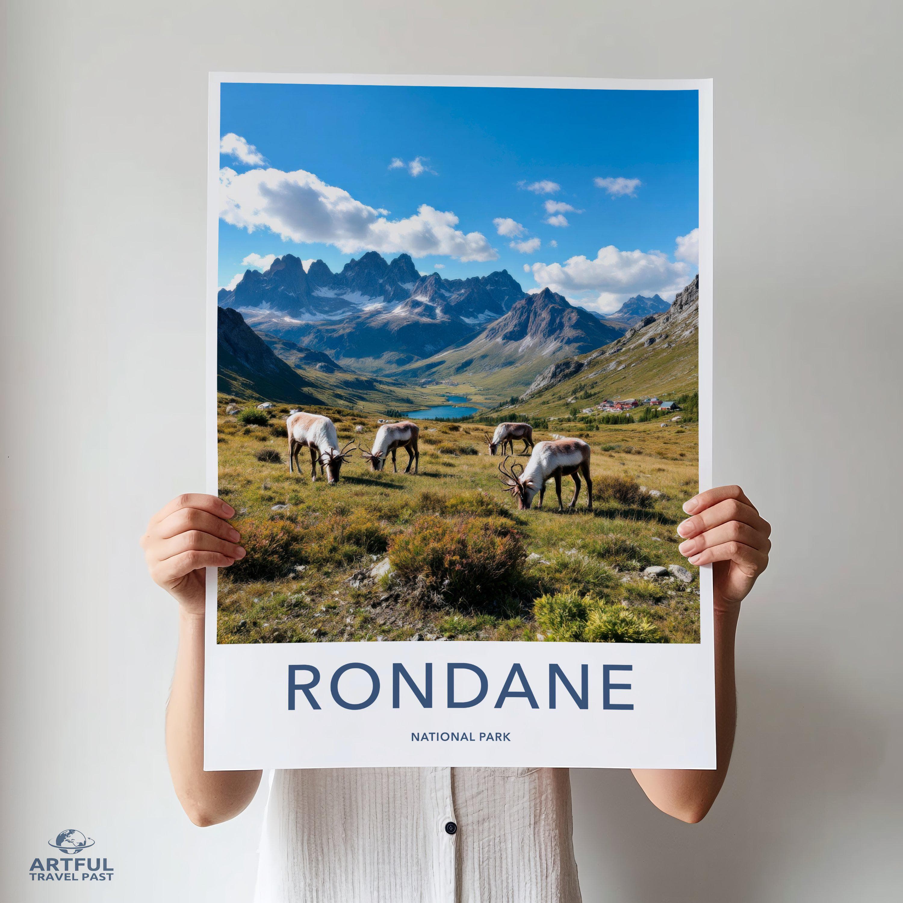 Rondane National Park Poster | Norway Wall Art