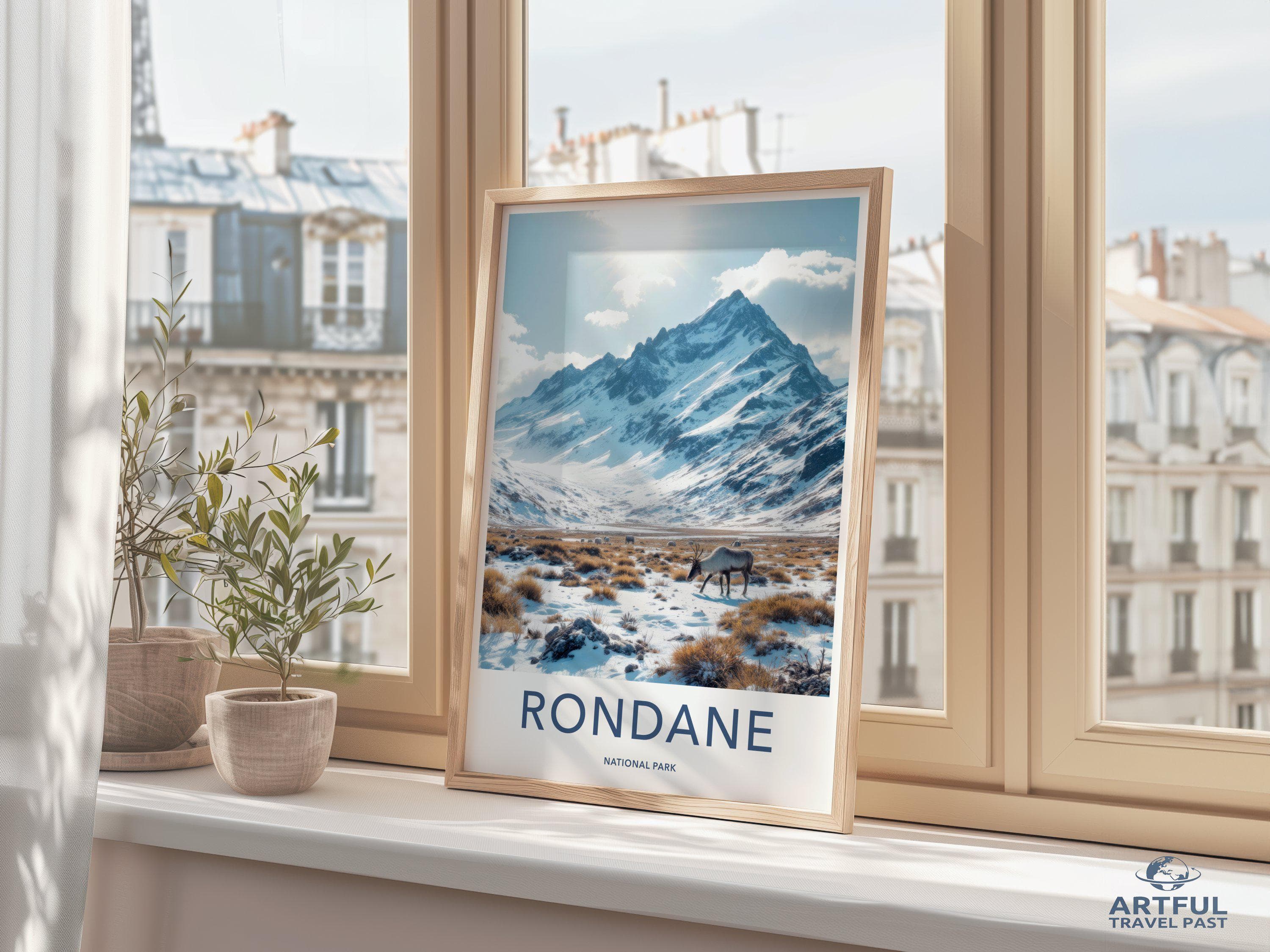 Rondane National Park Poster | Norway Wall Art