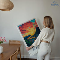 Roseau Poster | Dominica Wall Art | Caribbean Decor
