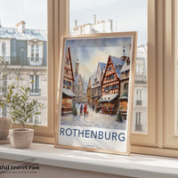 Rothenburg Poster | Germany Wall Art