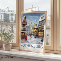 Rothenburg Poster | Germany Wall Art | Europe Decor