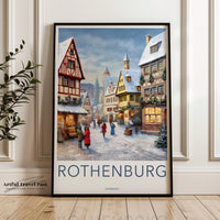 Rothenburg Poster | Germany Wall Art | Europe Decor
