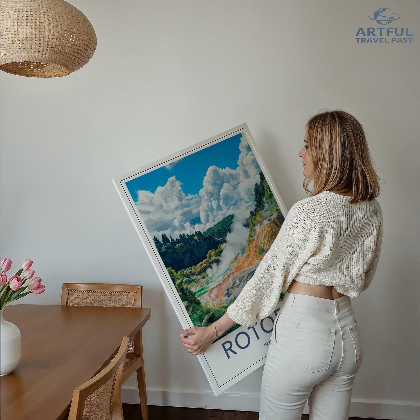 Rotorua Poster - New Zealand Wall Art