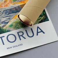 Rotorua Poster - New Zealand Wall Art