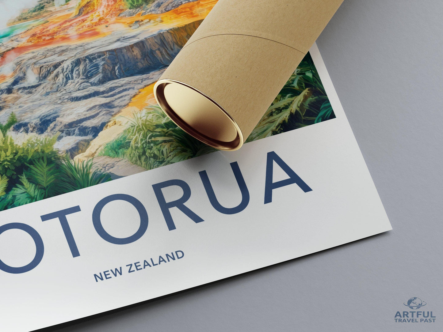 Rotorua Poster - New Zealand Wall Art