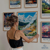 Rotorua Poster - New Zealand Wall Art