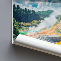 Rotorua Poster - New Zealand Wall Art