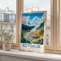 Rotorua Poster - New Zealand Wall Art
