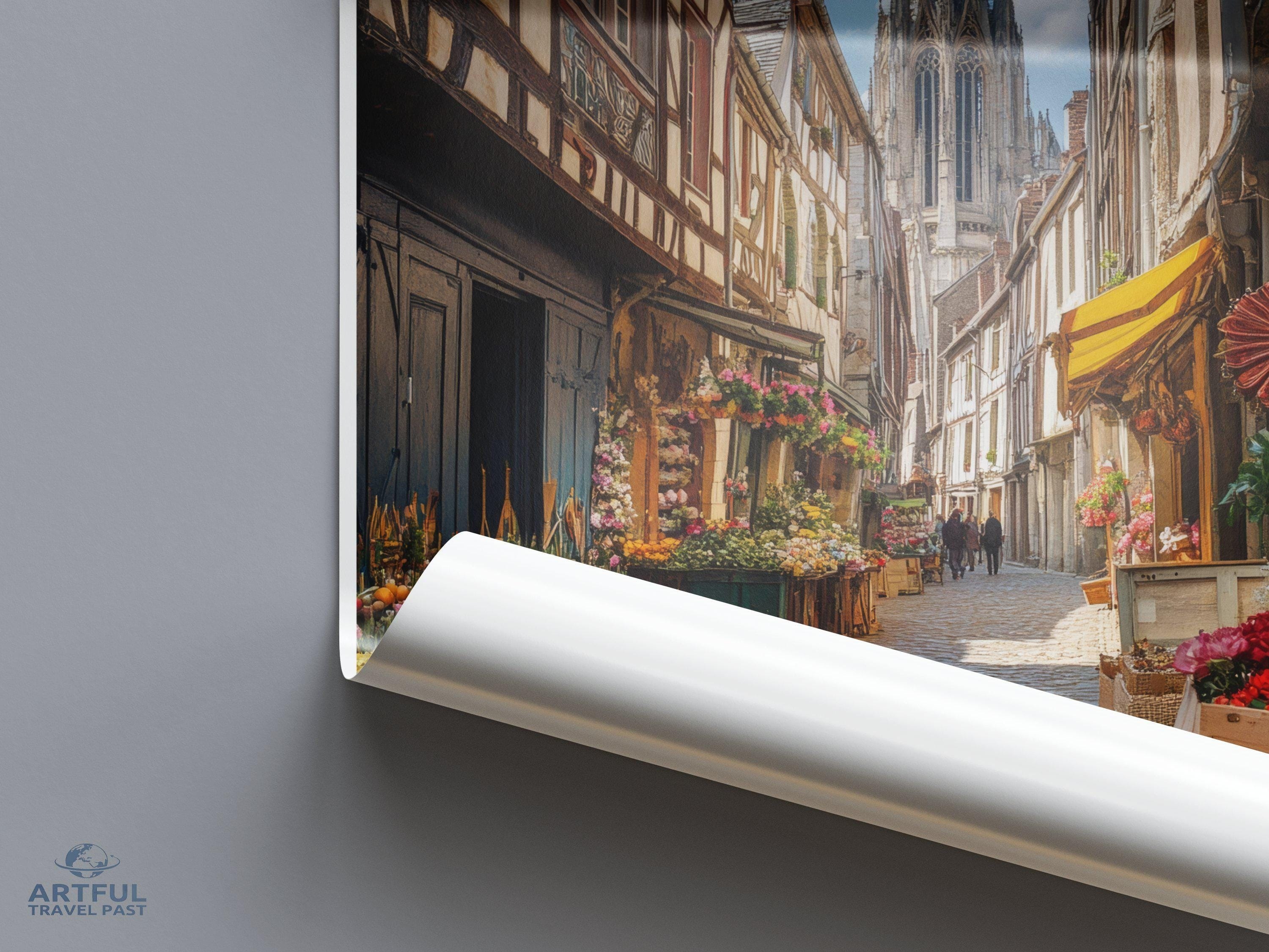Rouen France Poster - Wall Art