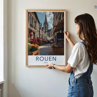 Rouen Poster - France Wall Art