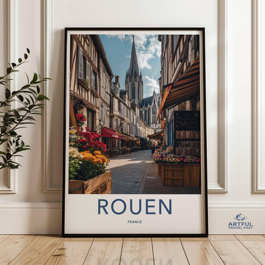 Rouen Poster - France Wall Art