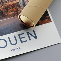 Rouen Poster | France Wall Art | Europe Decor