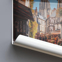 Rouen Poster | France Wall Art | Europe Decor