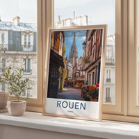 Rouen Poster | France Wall Art | Europe Decor