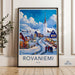 Rovaniemi Poster | Finland Wall Art | Scandinavia Decor