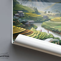 Sa Pa Poster - Vietnam Wall Art
