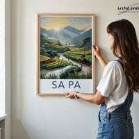 Sa Pa Poster - Vietnam Wall Art