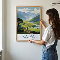Sa Pa Poster - Vietnam Wall Art