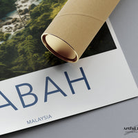 Sabah Rainforest Poster - Malaysia Wall Art