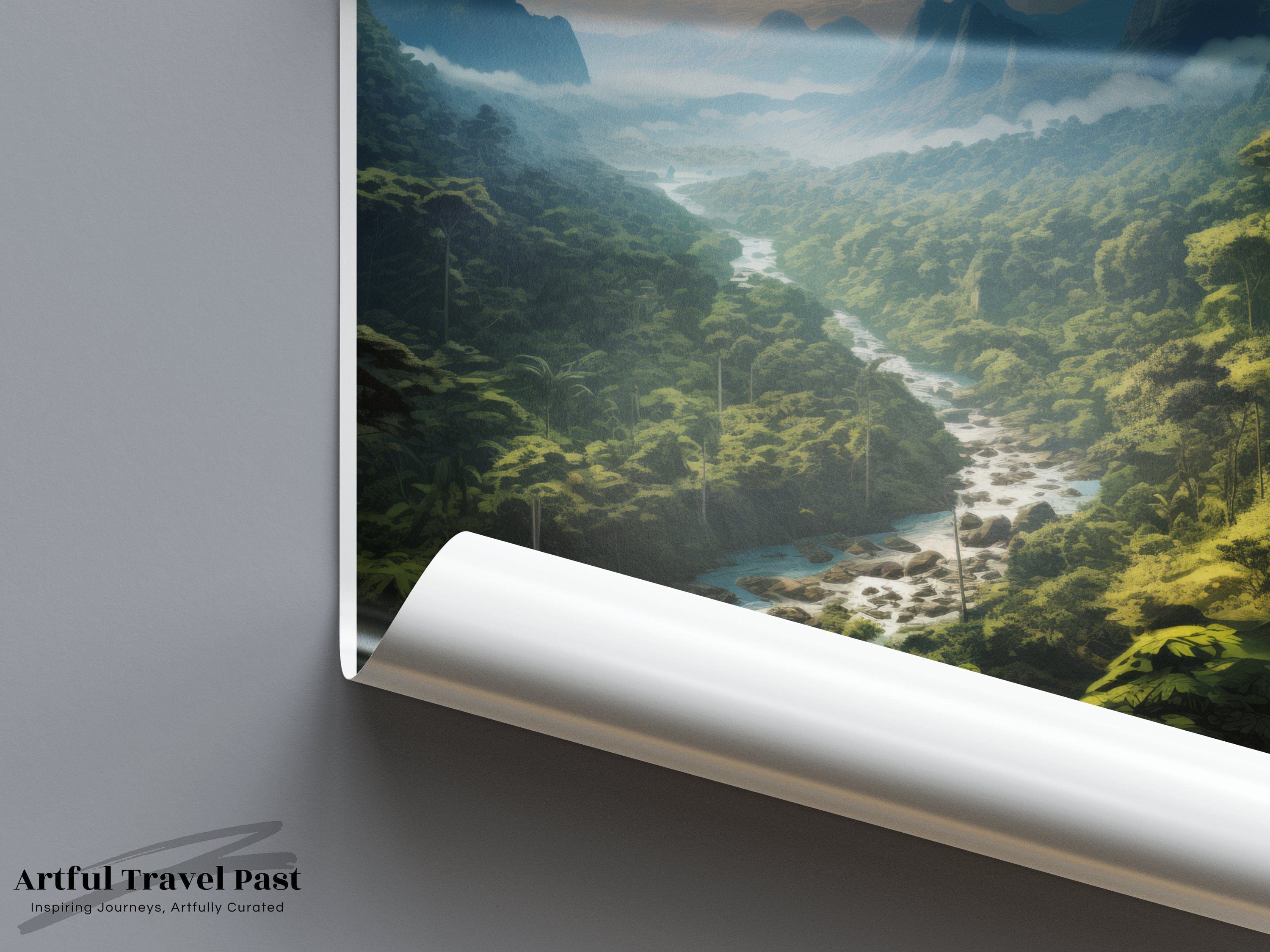 Sabah Rainforest Poster - Malaysia Wall Art