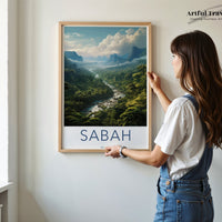 Sabah Rainforest Poster - Malaysia Wall Art