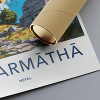 Sagarmatha Everest Poster - Nepal Wall Art