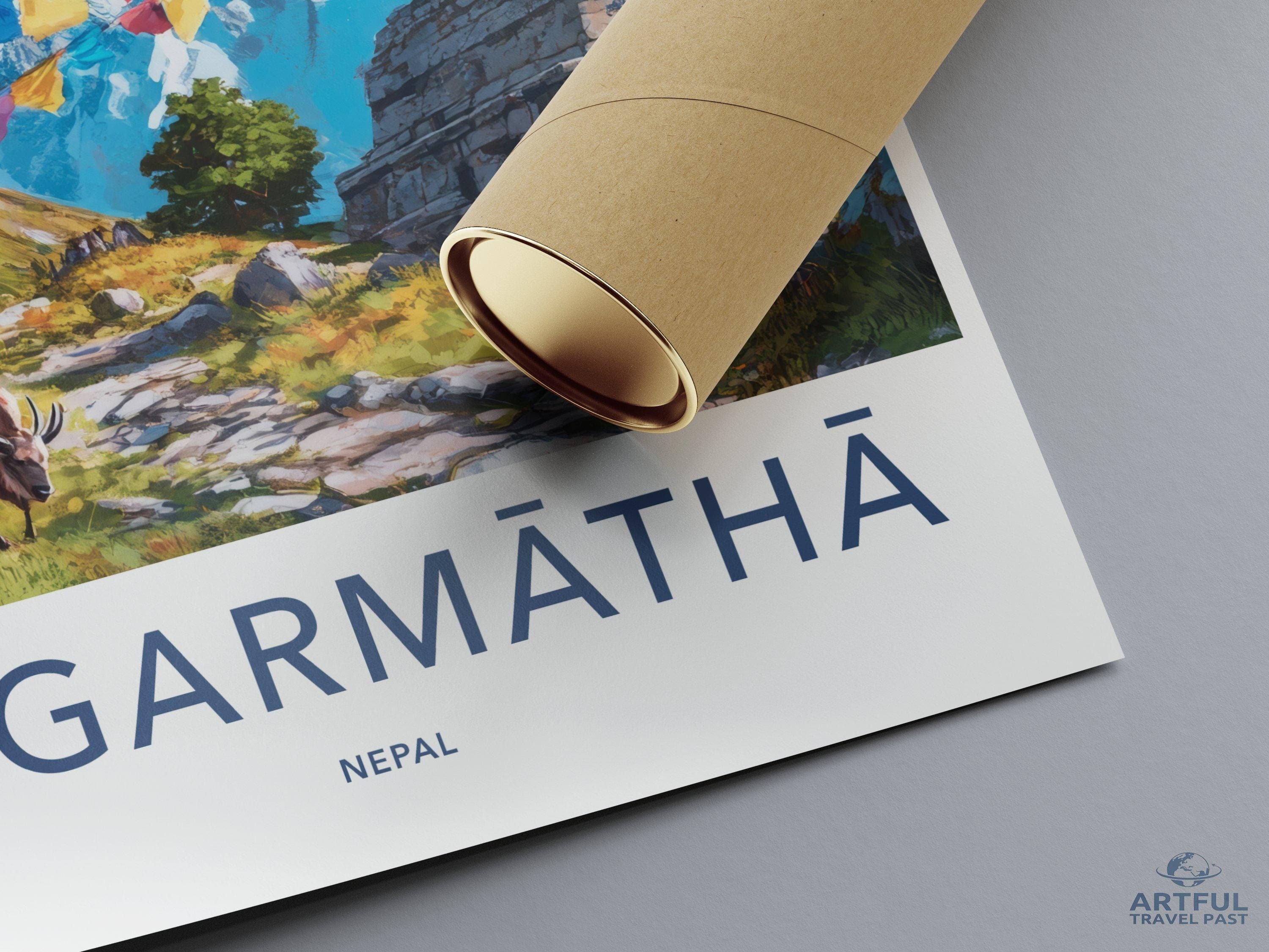 Sagarmatha National Park Poster | Nepal Wall Art