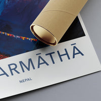 Sagarmatha Poster - Nepal Wall Art