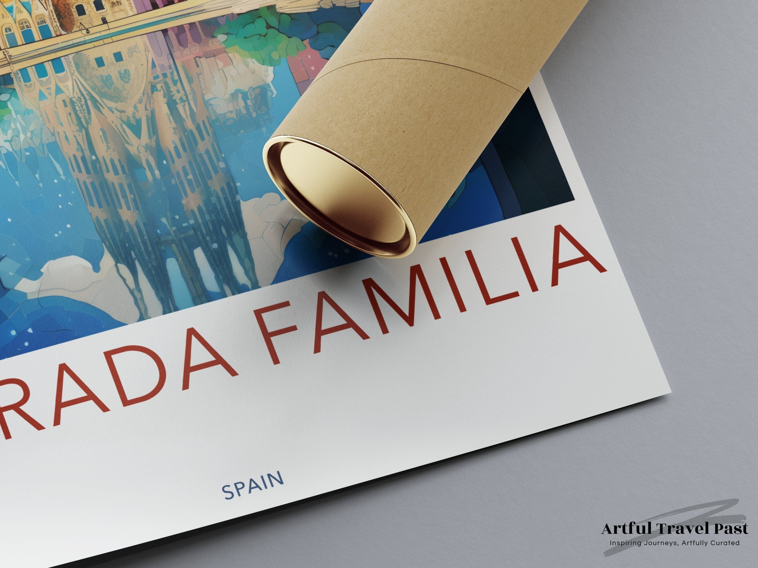 Sagrada Familia Poster | Spain Wall Art | Europe Decor
