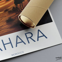 Sahara Desert Poster | Morocco Wall Art