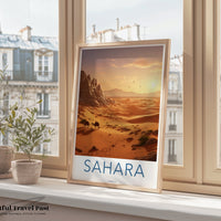 Sahara Poster - Morocco Wall Art