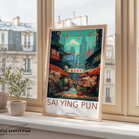 Sai Ying Pun Poster - Hong Kong Wall Art