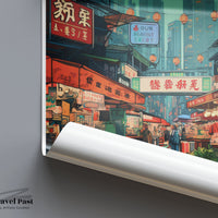 Sai Ying Pun Poster - Hong Kong Wall Art