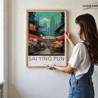 Sai Ying Pun Poster - Hong Kong Wall Art