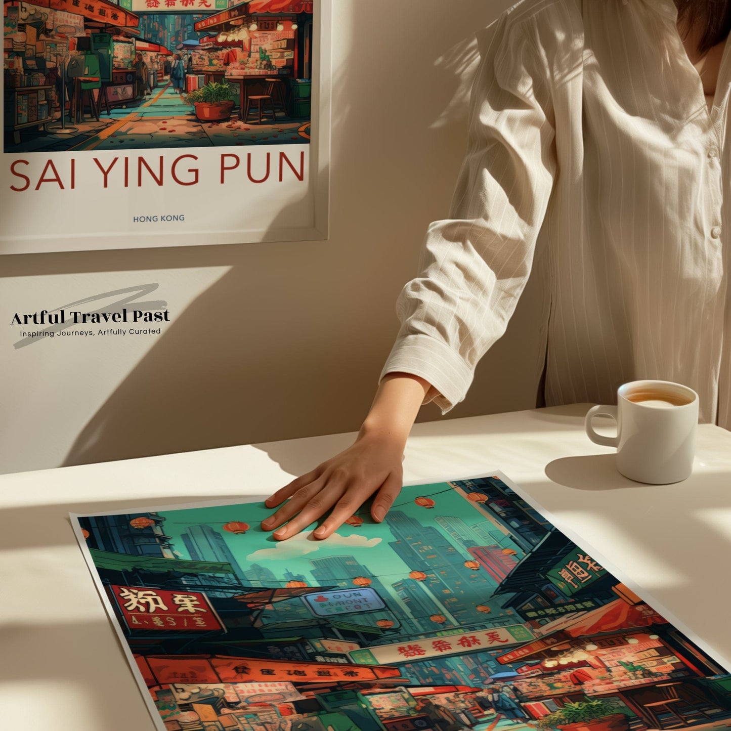 Sai Ying Pun Poster - Hong Kong Wall Art