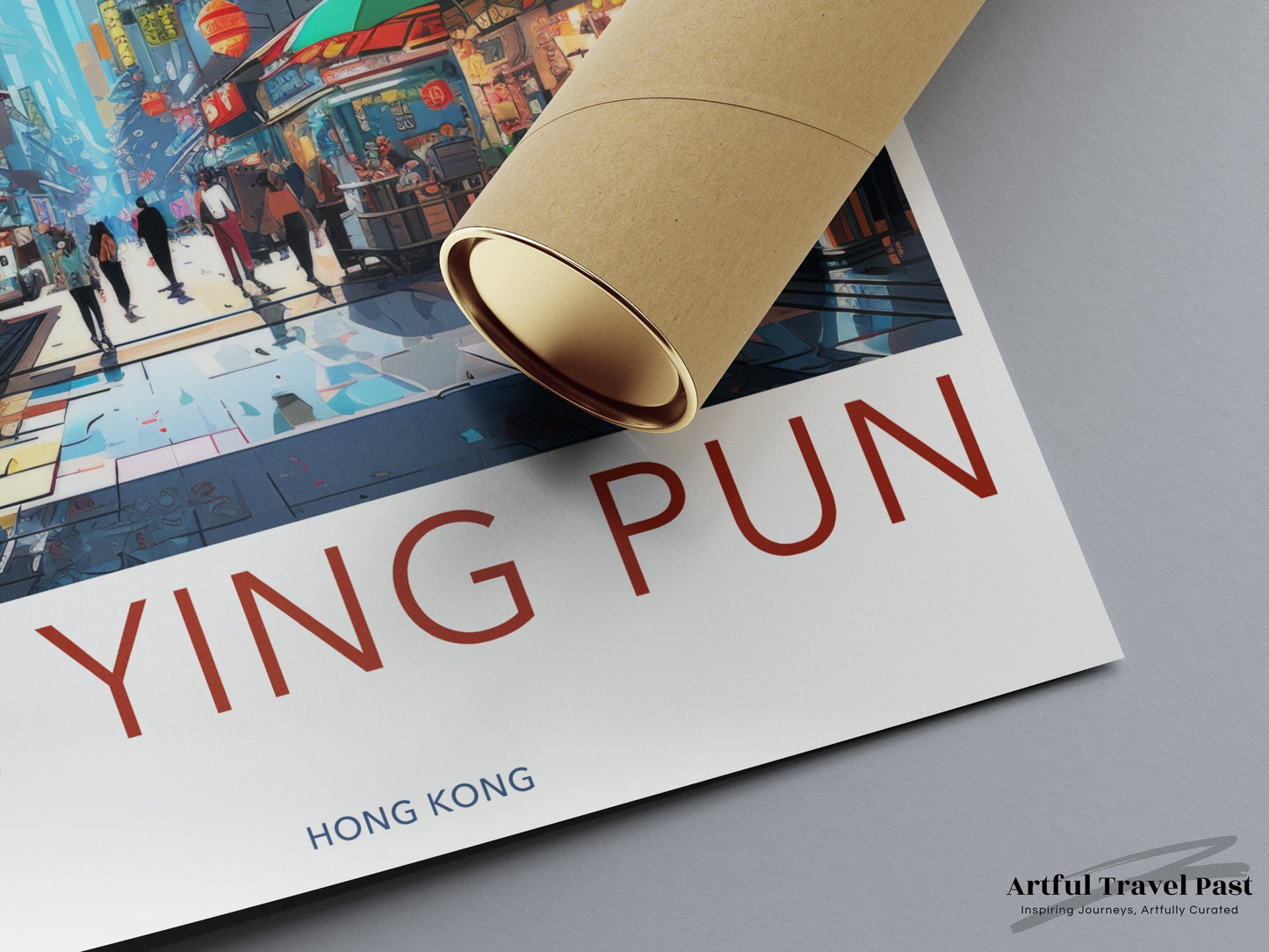 Sai Ying Pun Poster | Hong Kong Wall Art | Asia Decor