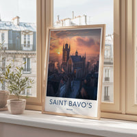 Saint Bavo’s Poster - Belgium Wall Art