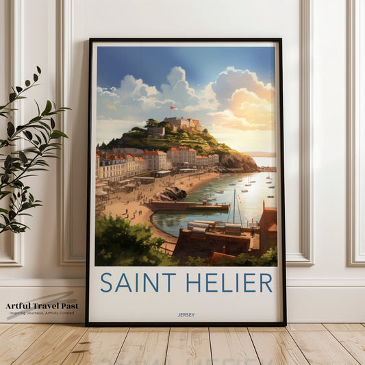Saint Helier Poster - Jersey Wall Art