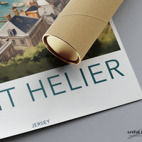 Saint Helier Poster | Jersey Wall Art | UK Decor