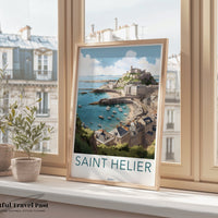 Saint Helier Poster | Jersey Wall Art | UK Decor