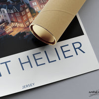Saint Helier Poster | Jersey Wall Art | UK Decor